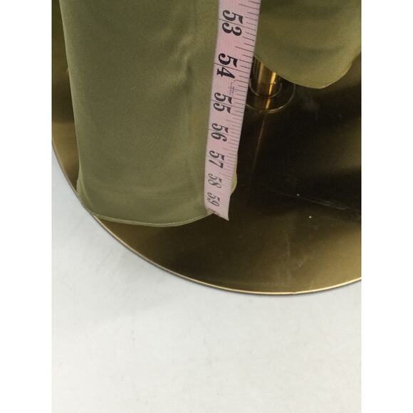 AW BRIDAL 2 XS fennel seed green Etta satin formal bridesmaid maxi dress NEW b85 - Picture 6 of 10